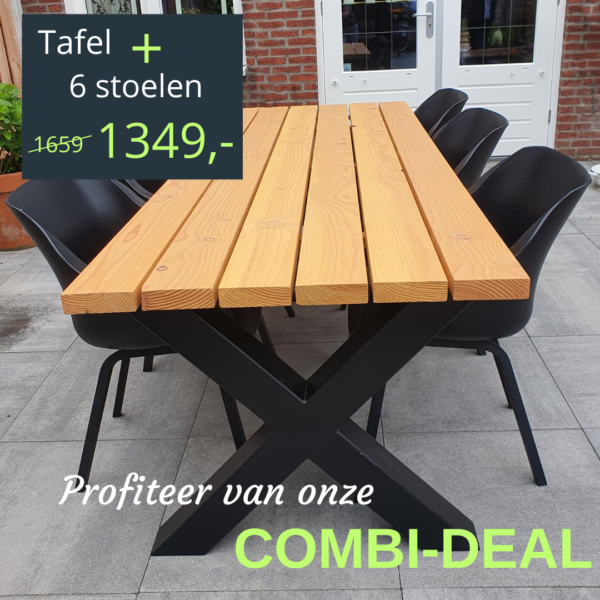 betalen tafereel Opeenvolgend Combi Deal: Tafel + 6 Hartman stoelen – Stoer in Wonen